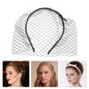 Hair Jewelry Mesh Face Cover Wedding Party Dress Women Lady Girl Hair Hoops Veil Headbands