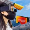 Flippable Ski Goggles Double-layer Anti-fog Mountaineering Ski Goggles Anti-ultraviolet Outdoor Sports Glasses Wholesale