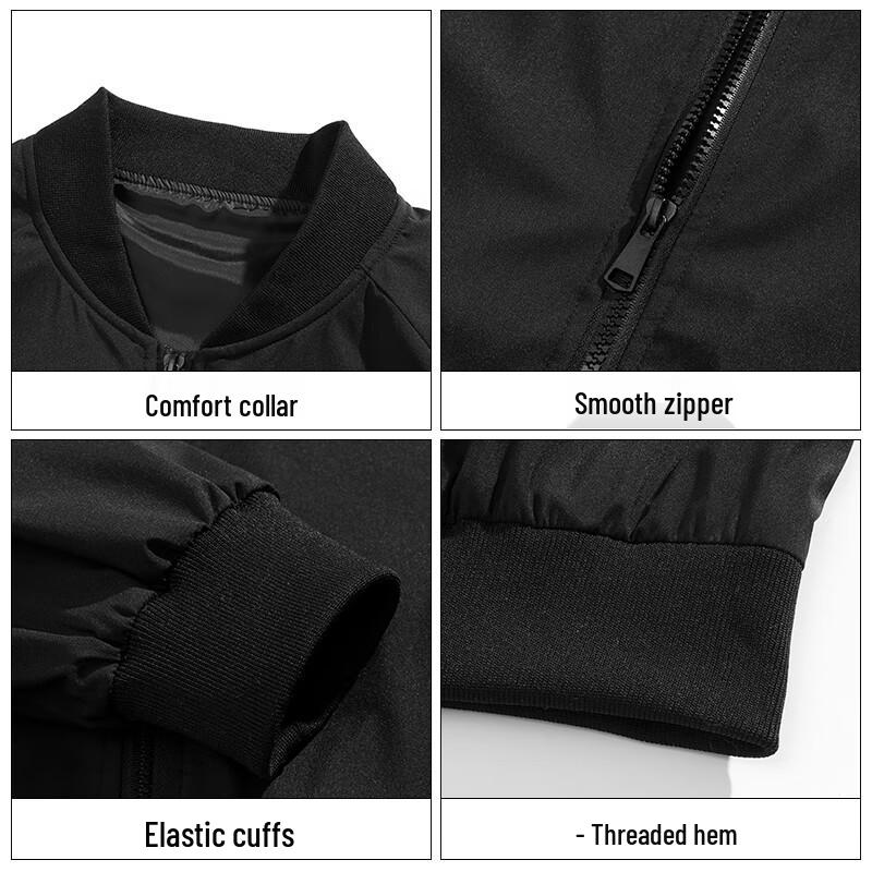 JEANSWEST Men's Casual Baseball Collar Jacket