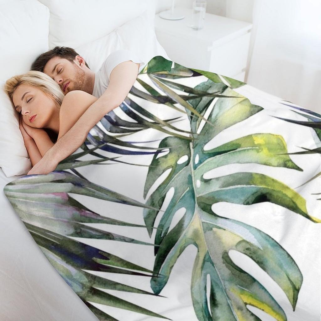 TROPICAL GARDEN 2 Плед Пляж идеи подарков на день святого Валентина Для дивана Тонкие Роскошные Одеяла