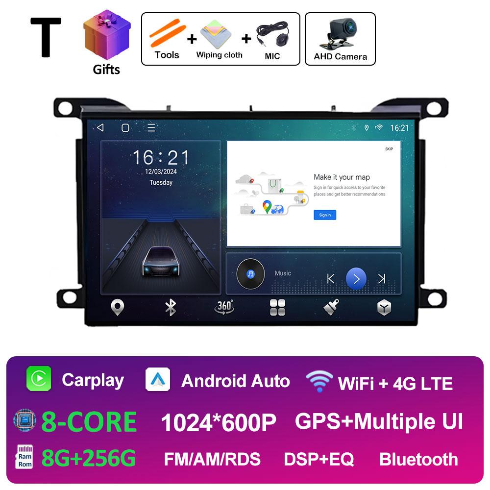 GPS Navi Bluetooth 7 дюймов для Citroen DS5 2010 2011 2012 2013 - 2017 беспроводной Carplay Android 14 Авторадио QLED IPS экран WIFI