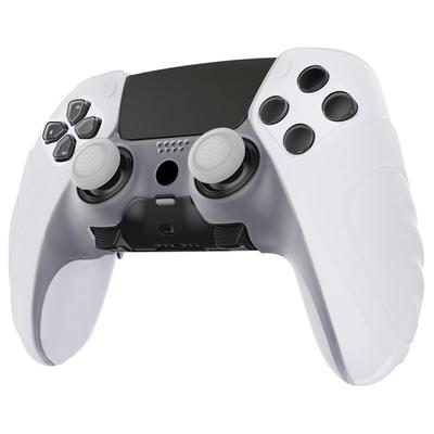 PlayVital Силиконовый чехол для контроллера PS5 Edge, мягкий резиновый протектор, с накладками на стики для PS5 Edge Wireless Edition, светящийся в нескользящем чехле,
