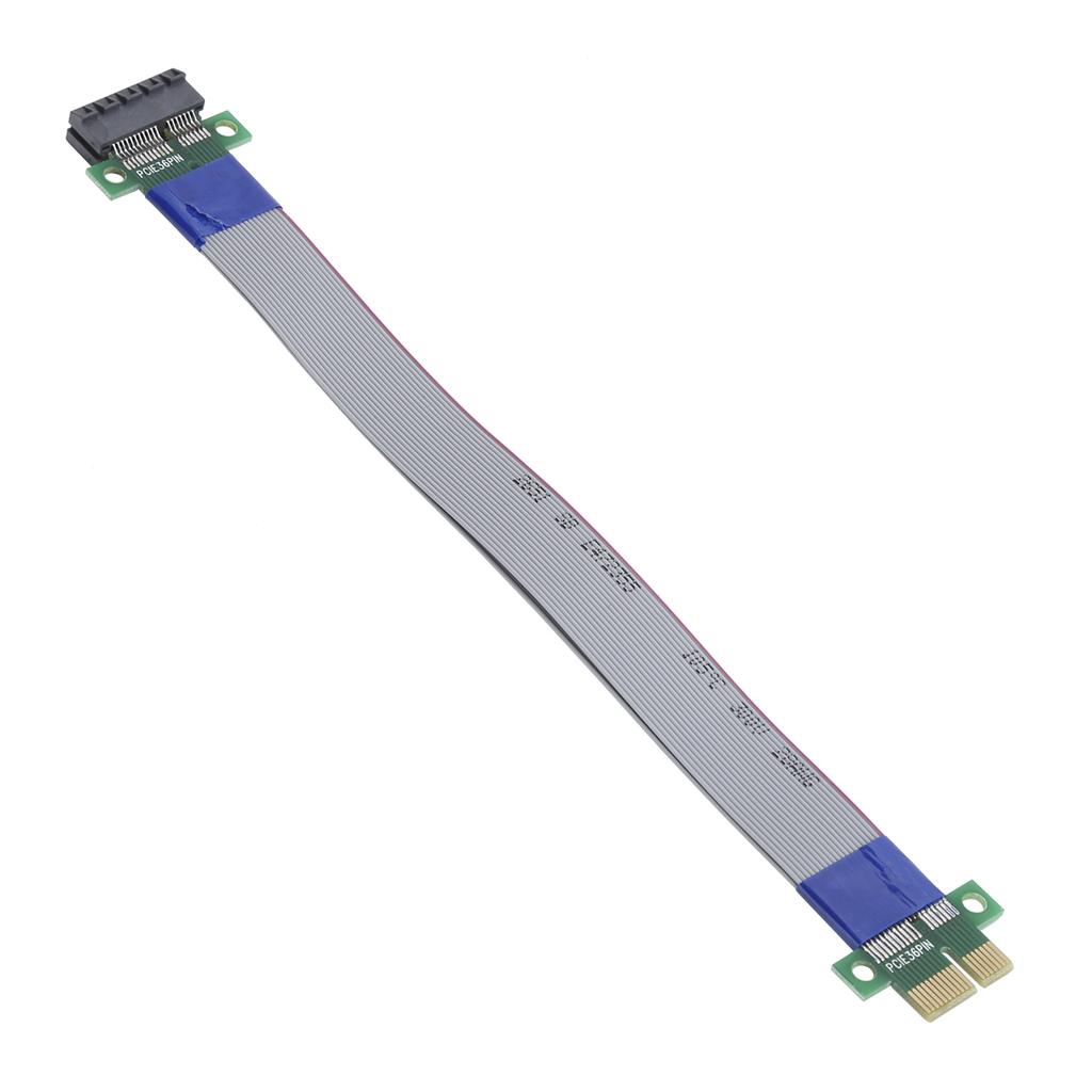 Удлинительный кабель PCIE 1X Riser Card Extender DoubleSpeed Male-Female Адаптер Ленточный EP051