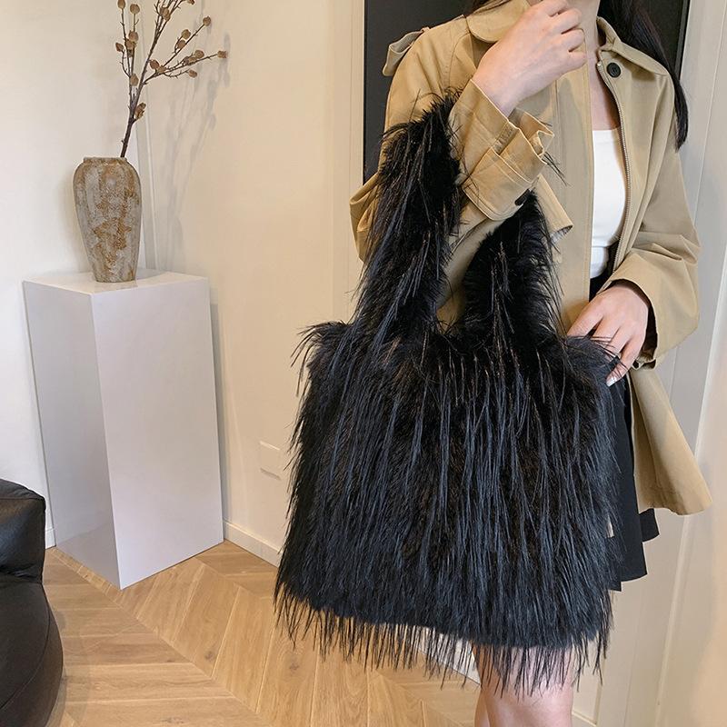 Новая модная сумка через плечо на осень и зиму, вместительная сумка через плечо, сумка для волос в иностранном стиле, сумка для поездок на работу, мягкая женская сумка