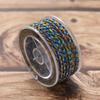 1 рулон около 3,5 м Полиэстер Цветная нить 3,5 мм для DIY Нанизывание бусин Ожерелье Браслет Поделки Изготовление ювелирных изделий Принадлежности