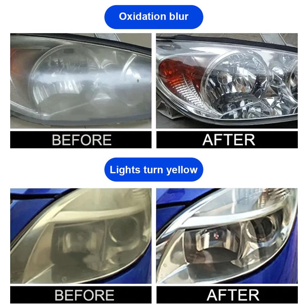 50 г Наборы для полировки автомобильных фар, средство для удаления царапин на фарах, чистящая паста с губкой