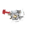Mower Carburetor Accessory Replacement Fit for Husqvarna 243R 243RJ 543RBK 543RBX 543RS 543AE