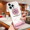 Для iPhone 16 15 Samsung S23 S22 A13 A23 A52 A33 Huawei Honor Xiaomi Redmi OPPO Vivo Camellia Japonica Series Design Hard Full Camera Protection Case