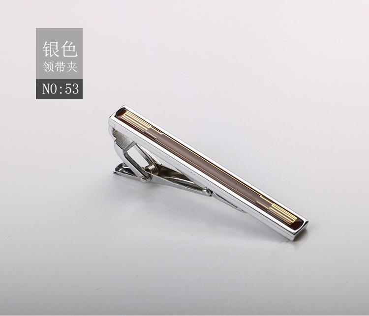 Зажим для галстука Матовый Зажим для воротника Мужской Формальный Деловой Золотой Серебристый Металлический зажим высокого класса