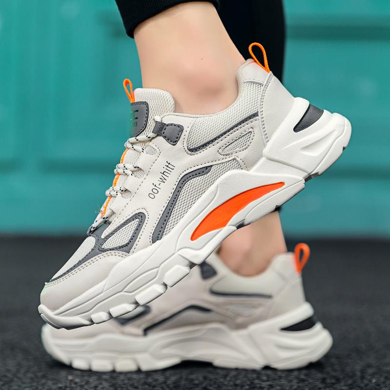 Мужская дышащая сетчатая повседневная спортивная обувь всесезонная мягкая подошва удобные кроссовки для бега ученические кроссовки для ходьбы