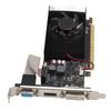 Однослотовая видеокарта 2 ГБ для GDDR3 PCIE Тонкая Низкопрофильная 64-битная с VGA HD Multimedia Interface DVI Вентилятором GT730