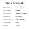 Кабель для быстрой зарядки наушников USB/Type-C для наушников с костной проводимостью Shokz As800/S803/S810/Openrun, адаптер для зарядки