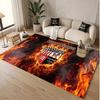 Personalized Crystal Velvet Carpet Brentford Football Pattern Non Slip Floor Rug