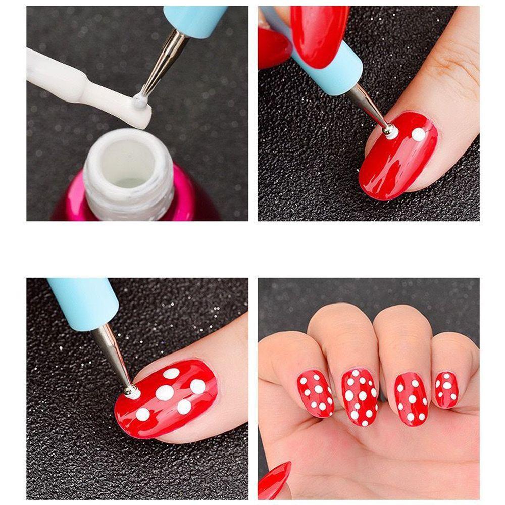 Modeling Silicone Dotting Nail Art Sculpting Tool Pottery Clay Brush