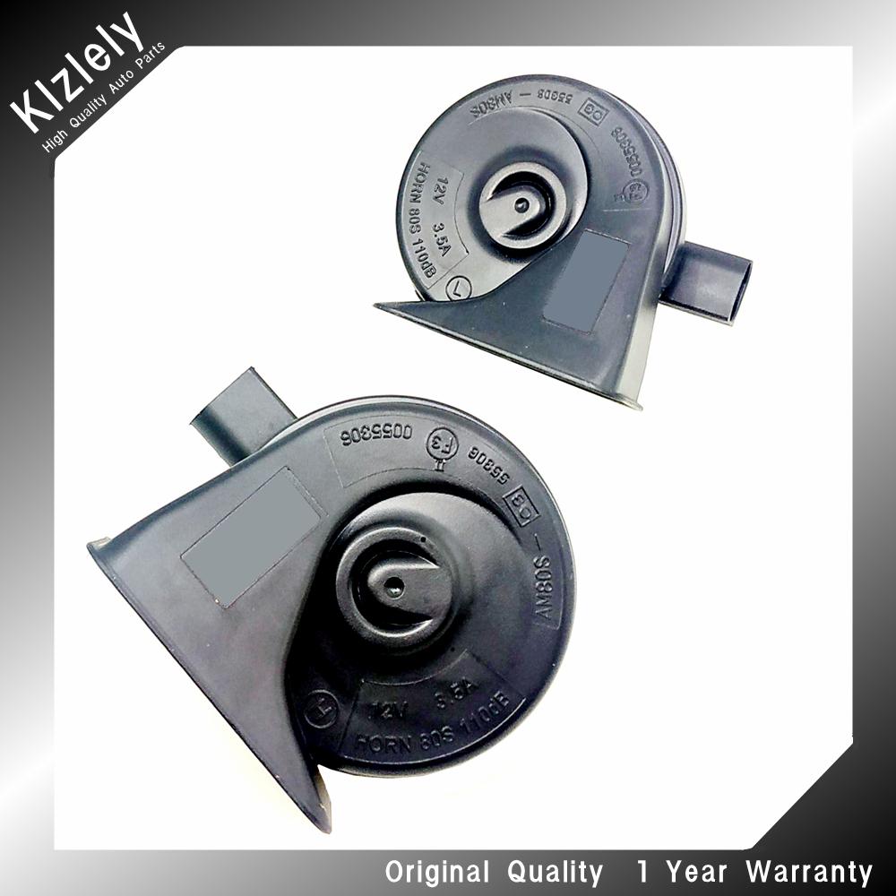 Snail Type Horn For VW Transporter 56 T5 T6 TOURAN JETTA 56 12V 410/510Hz Loud AutoHorn 110-125Db Twin Tone Waterproof Car Horns
