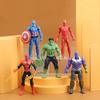 5 шт. Игрушки-фигурки Мстителей Marvel для мальчиков и девочек от 4 лет
