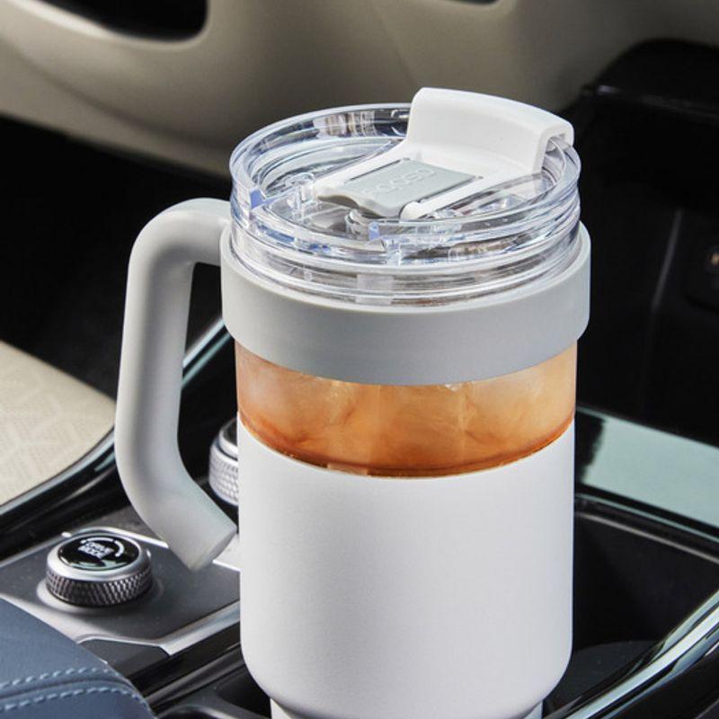 ASOBU Straw Tumbler & Stainless Steel Vacuum Insulated Cup 2-in-1 Explorer 1L