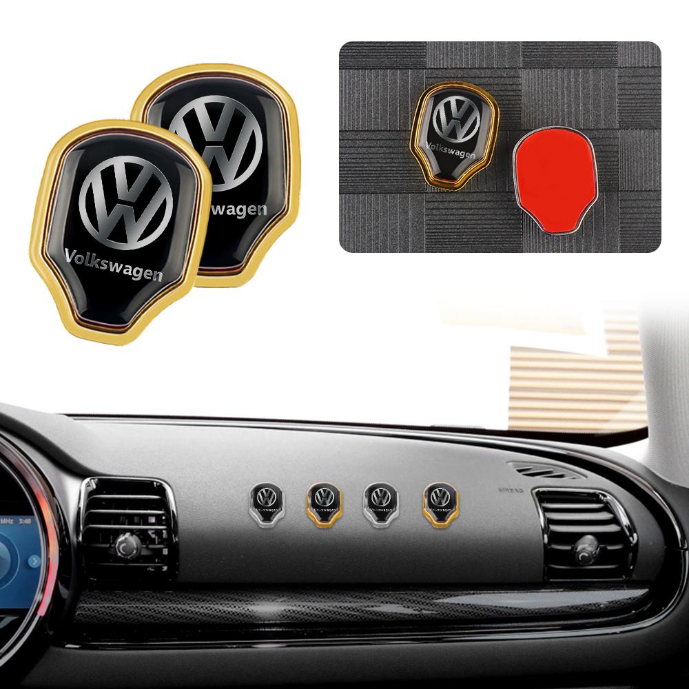 2026 Горячий Для VW VOLKSWAGEN Для Volkswagen VW R GTI Golf Polo Touareg Tiguan Passat CC GTD 1/2 шт. 3D Металлический Салон Автомобиля Хранение H