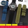 Канвасовый ремешок для часов 18 мм для CASIO PRG-260/550PRW-3500/2500/5100 box AE1200/1300 W-219 Модифицированный нейлоновый ремешок для часов Мужской браслет