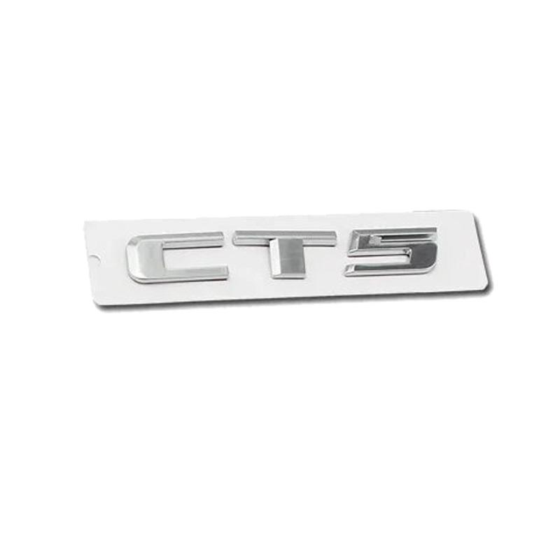 AABHW1 For Cadillac CT5 AWD 25T 28T 40T ABS Car Front Grille Emblem Cover Rear Trunk Badge Stickers Tail Displacement Decal Accessories
