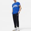 Li-Ning Футболка с коротким рукавом и принтом букв серии Wade, повседневная, с заниженной линией плеч, мужская, цвет Dream-Blue AHSU001-3