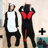 Unisex Women Men Adult Kigurumi Pajamas Set Unicorn Owls Animal Sleepsuit Winter Warm Sleepwear Onesie Kangaroos Costume Halloween