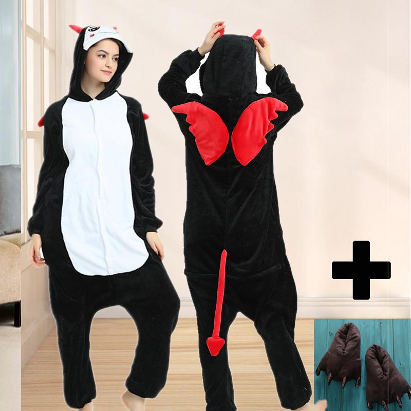 Unisex Women Men Adult Kigurumi Pajamas Set Unicorn Owls Animal Sleepsuit Winter Warm Sleepwear Onesie Kangaroos Costume Halloween