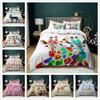 Giraffe Elk 3D Digital Printing Quilt Set Bed Three-piece Set