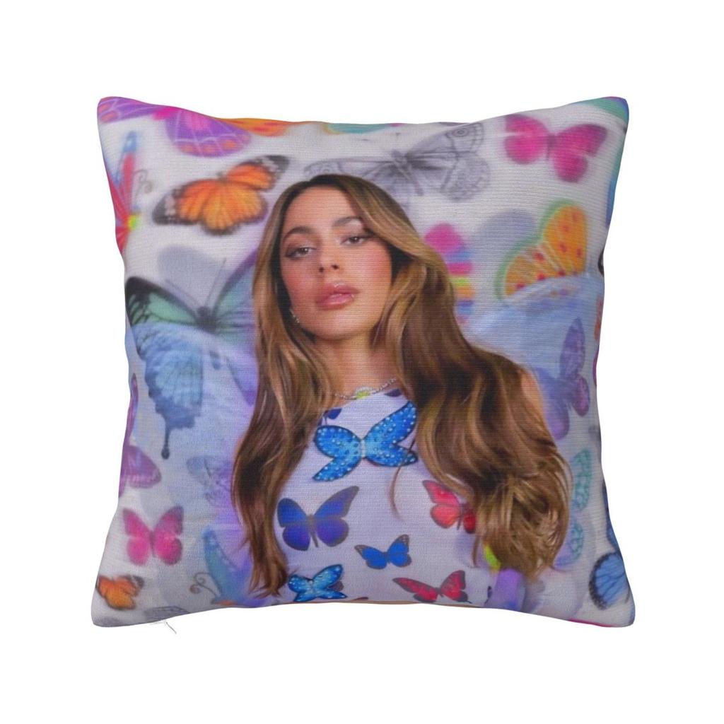 TINI STOESSEL Futttura Tour Square Pillowcases Seat Singer Cushion Cover Funny Throw Pillow Case