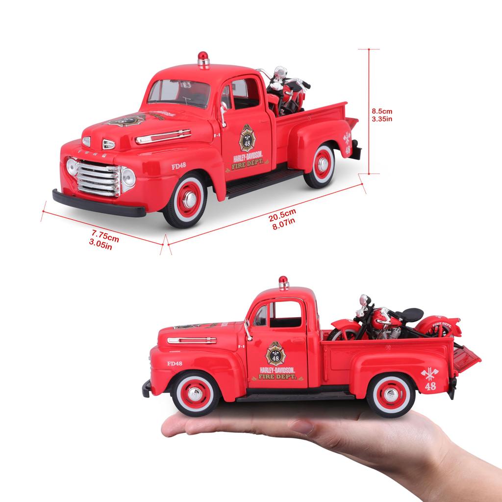 Maisto Harley Davidson Ford 1948 FORD PICKUP 1936 EL KNUCKLEHEAD Мотоцикл Мотоцикл Литой Автомобиль Мини Автомобиль Литой Модель 1/24 F-1 1/24 Внедорожник