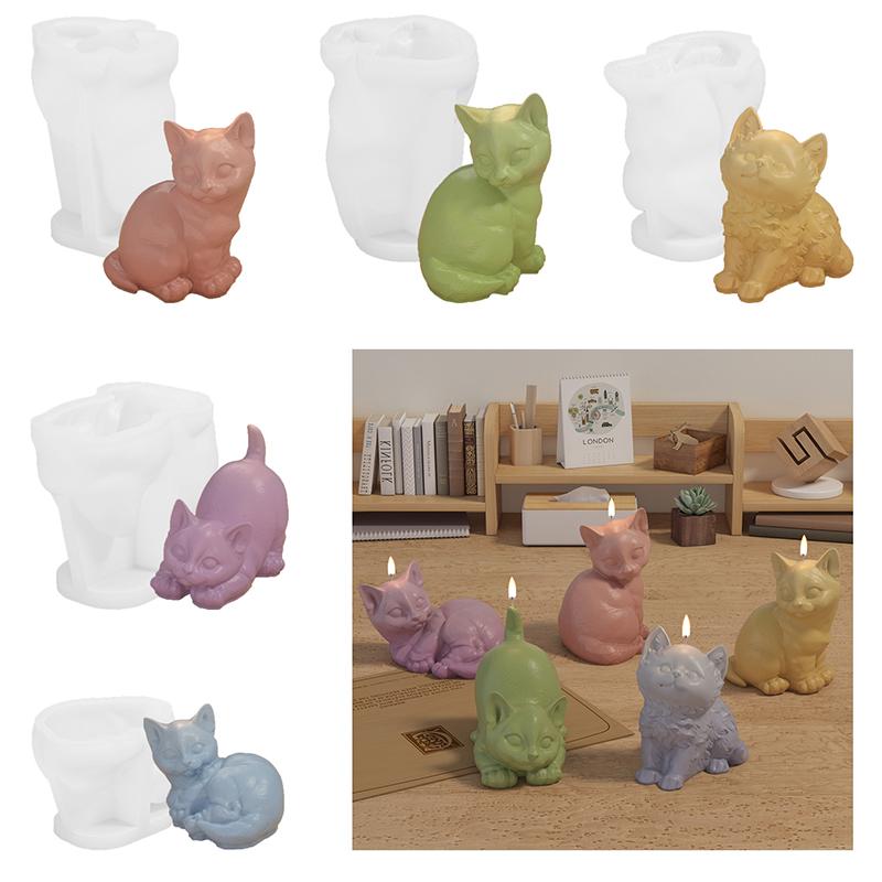 Gypsum Ornament Molds Animal Soap Plaster Artifact Resin Making Supplies Home Decoration Gifts