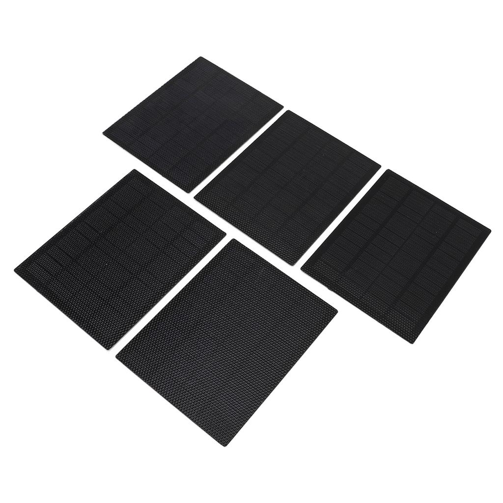 Комплект солнечных панелей 5 шт. 5 Вт Монокристаллический кремний ETFE Защита от дождя Портативные Мини солнечные элементы для электрических игрушек Уличные