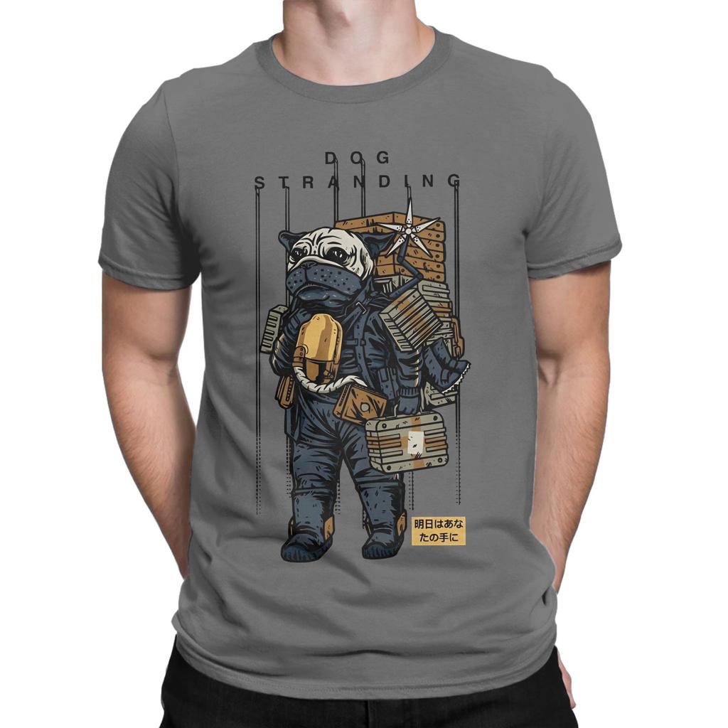 Death Stranding 100 Cotton T Shirt For Couple Summer Awesome T Shirts Breathable Harajuku Tees Oversize Design Clothing