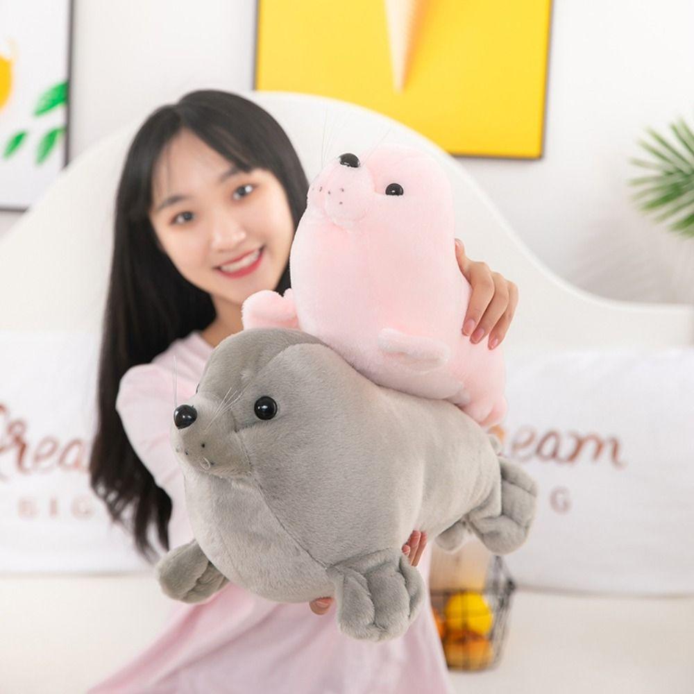 Animal Pillow Seal Plush Stuffed Toy Soft Sea Lion Plushie Fashion Sea Dog Doll Aquarium