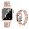 Diamond Strap For Apple Watch Ultra 49mm 46mm 42mm 45mm 41mm Watchband Protective Case for iWatch 10 9 8 7 6 Se Metal Bracelect