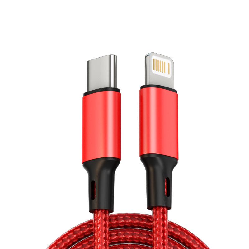 Плетеный PD-кабель для быстрой зарядки iPhone 14/14 Pro — доступен в длинах 0,3 м, 1 м, 2 м