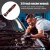 Беспроводная трещотка 3/8 дюйма Трещоточные ключи Эргономичная 72-зубая Поворотная головка Реверсивная Вкл/Выкл Стальная головка Для обслуживания велосипеда