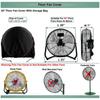 Foldable Industrial Electric Fan Cover Fan Cover Sun Protection Dust Cover  Fan Cover Half Circle Electric Fan Dustproof Cover