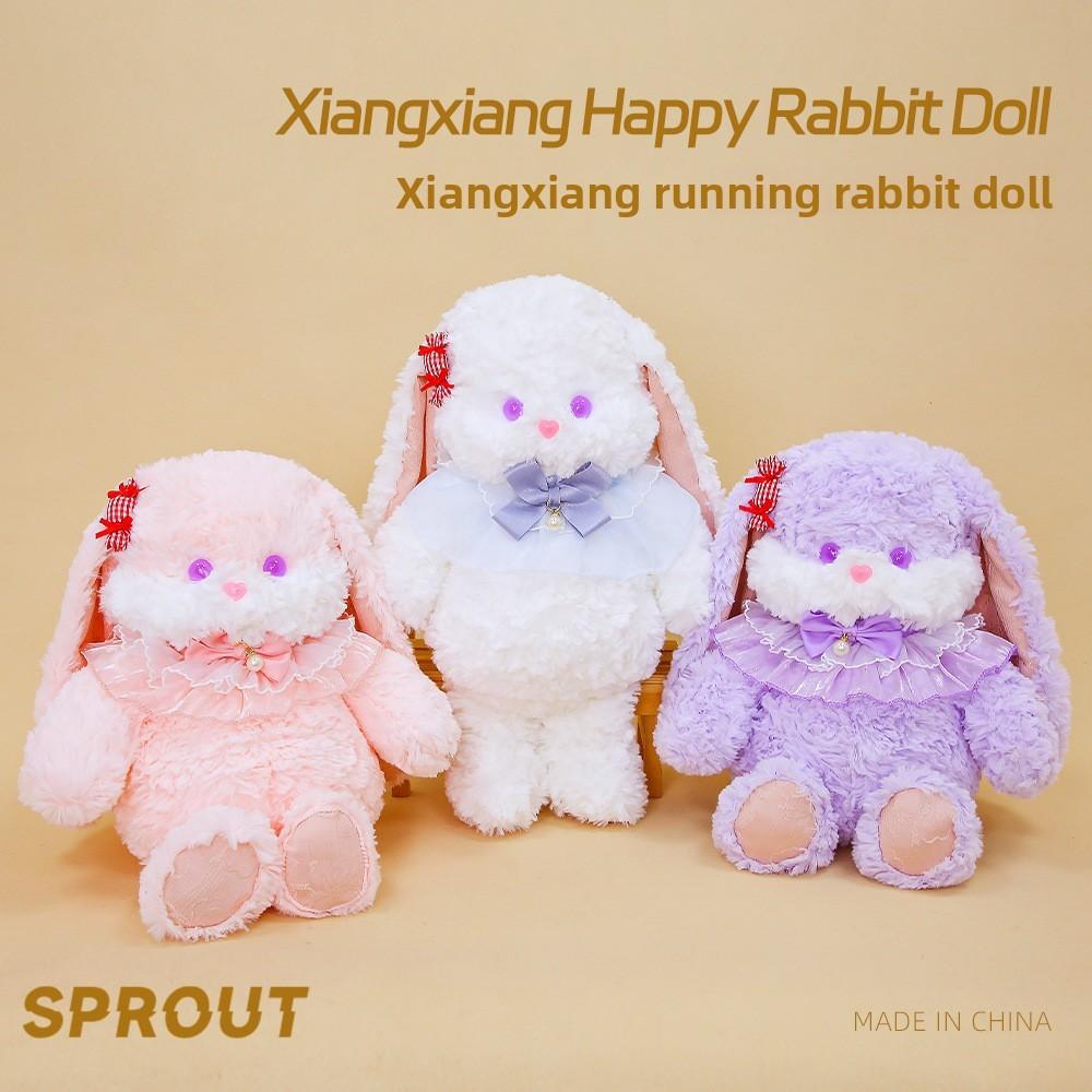 Plush Bunny Toy With Polyester Fiber Filling For Gift And Home Decor