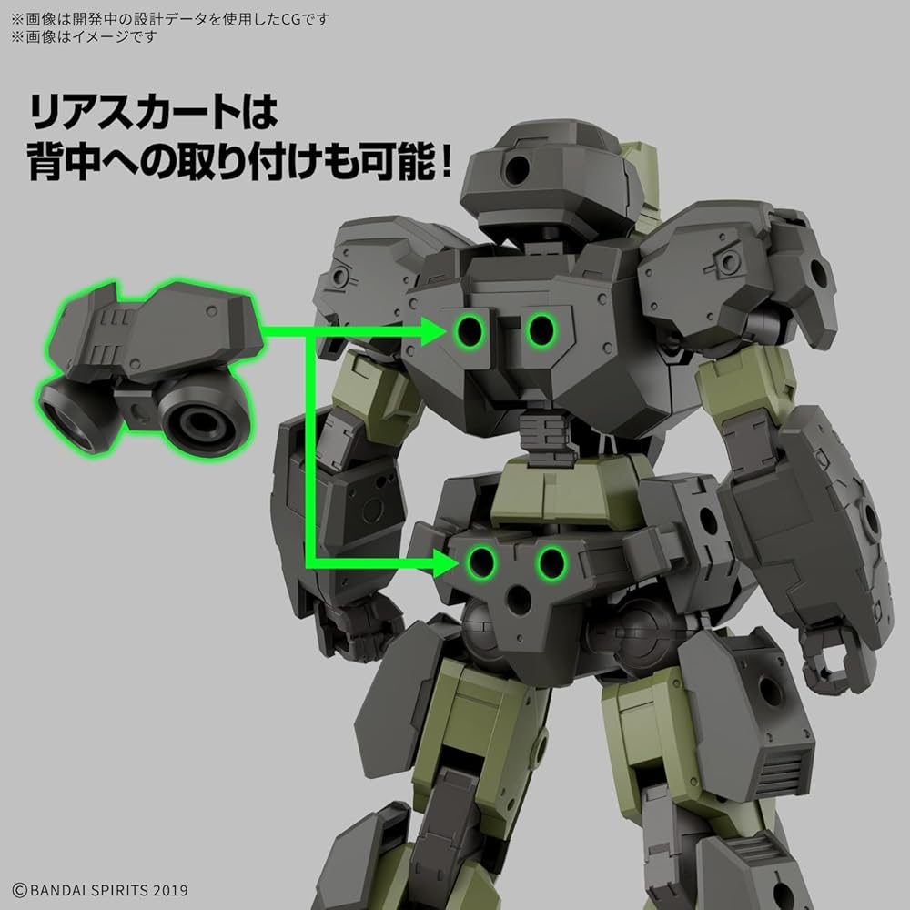 Bandai Spirits 30MM eEXM-23 Tech Proto 02 Пластиковая модель 1/144 Масштаб Предварительно окрашенная Требуется сборка