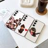 Cute M-monchhichis-s Phone Case For Samsung S 24 Fe 25 Ultra Plus 20 Lite 21 30 22 23 24 22 Ultra 5G Fundas