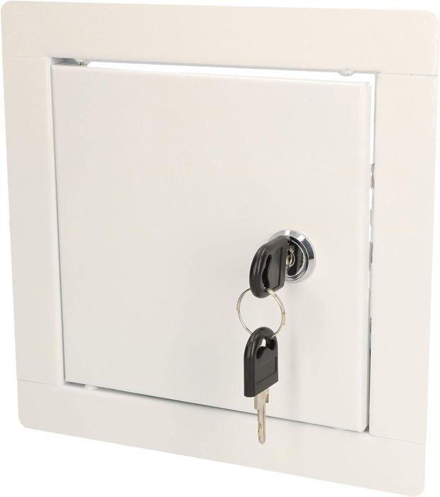 Ревизионный люк - KOTARBAU - 15 x 15 см - Металл - Белый - Легкий доступ