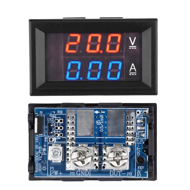 DC7V~100V 20A 50A Voltage Ammeter LED Digital Display High Precision Voltmeter Real Time Monitoring Electrical Instruments