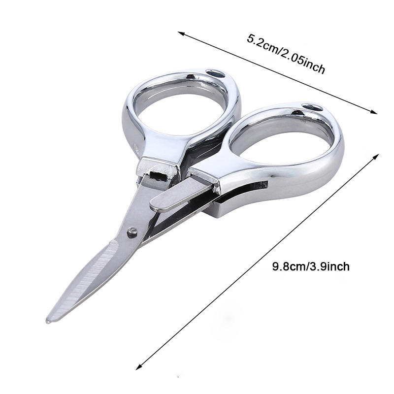 Ножницы в форме стаканов из нержавеющей стали Ножницы для рыболовной лески Складные дорожные ножницы Ножницы для рыболовной лески