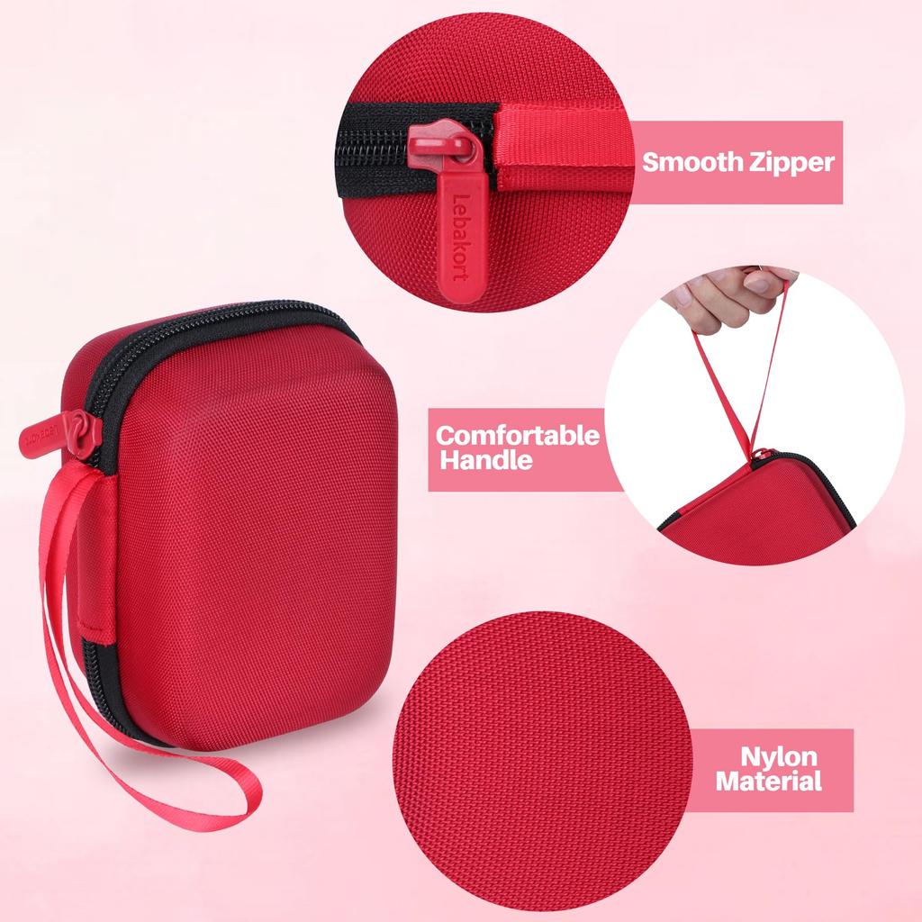 Lebakort Storage Case Compatible with Kodak PIXPRO WPZ2 Compact Digital Camera (Black Case)