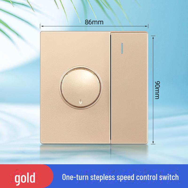 Скрытая панель управления скоростью потолочного вентилятора - бесступенчатый переключатель регулятора