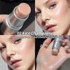 Brightening Cream Modifier Stick, Modifier Shadow, Fine Flash Highlighter Stick, Three-dimensional, Moisturizing, Natural, Blush,