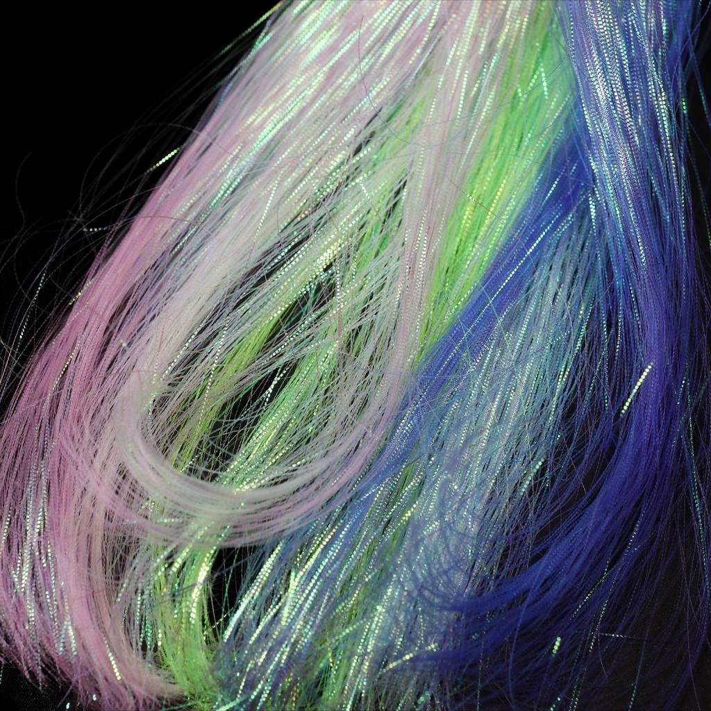 0.2mm Fly Tying Corrugated Lateral Scale Strands Saltwater Flashbou Bucktail Spinnerbait Fishing Lure Bait Tying Material