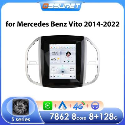 9,7-дюймовый интеллектуальный экран Android автомагнитола для Mercedes Benz Vito 2014-2022 Автомобильная аудиосистема GPS Carplay Android Auto Мультимедийный плеер WIFI