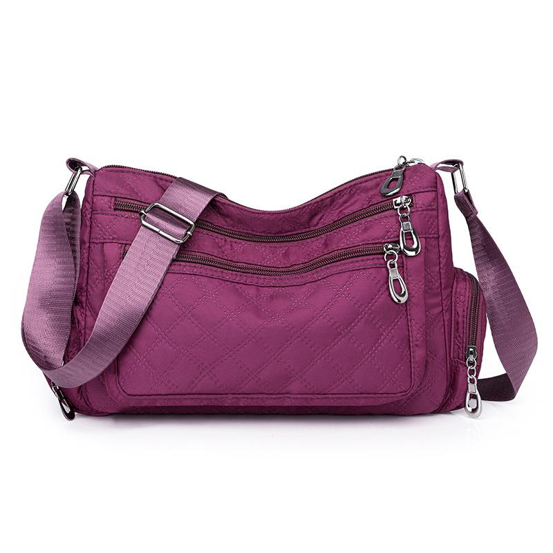 Сумка из вышитой нити для женщины среднего возраста, одноплечная сумка через плечо, водонепроницаемая сумка для мамы